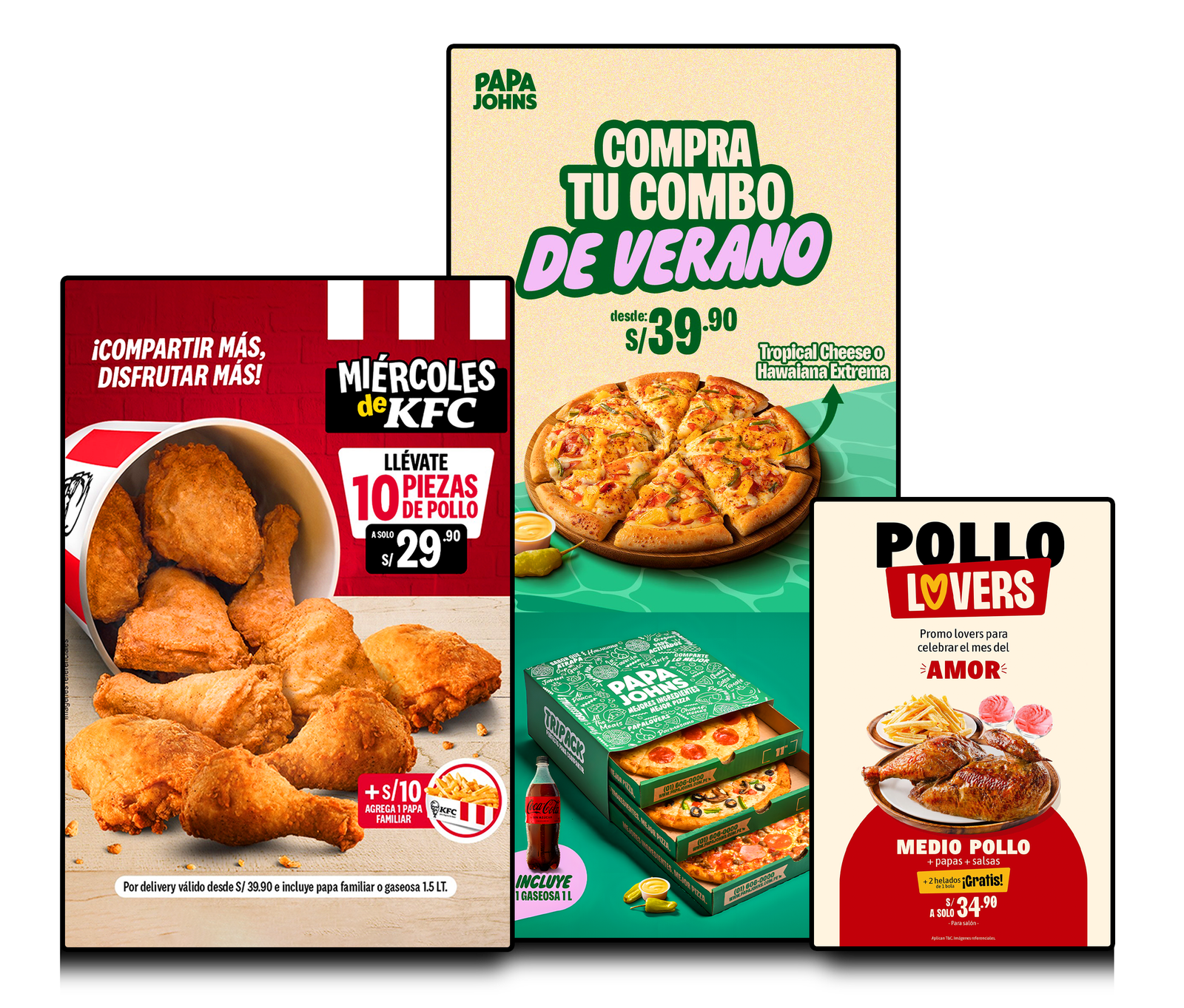 panel led publicitario para negocio, brosteria, polleria, pizzeria, heladerias, todo tipo de negocio