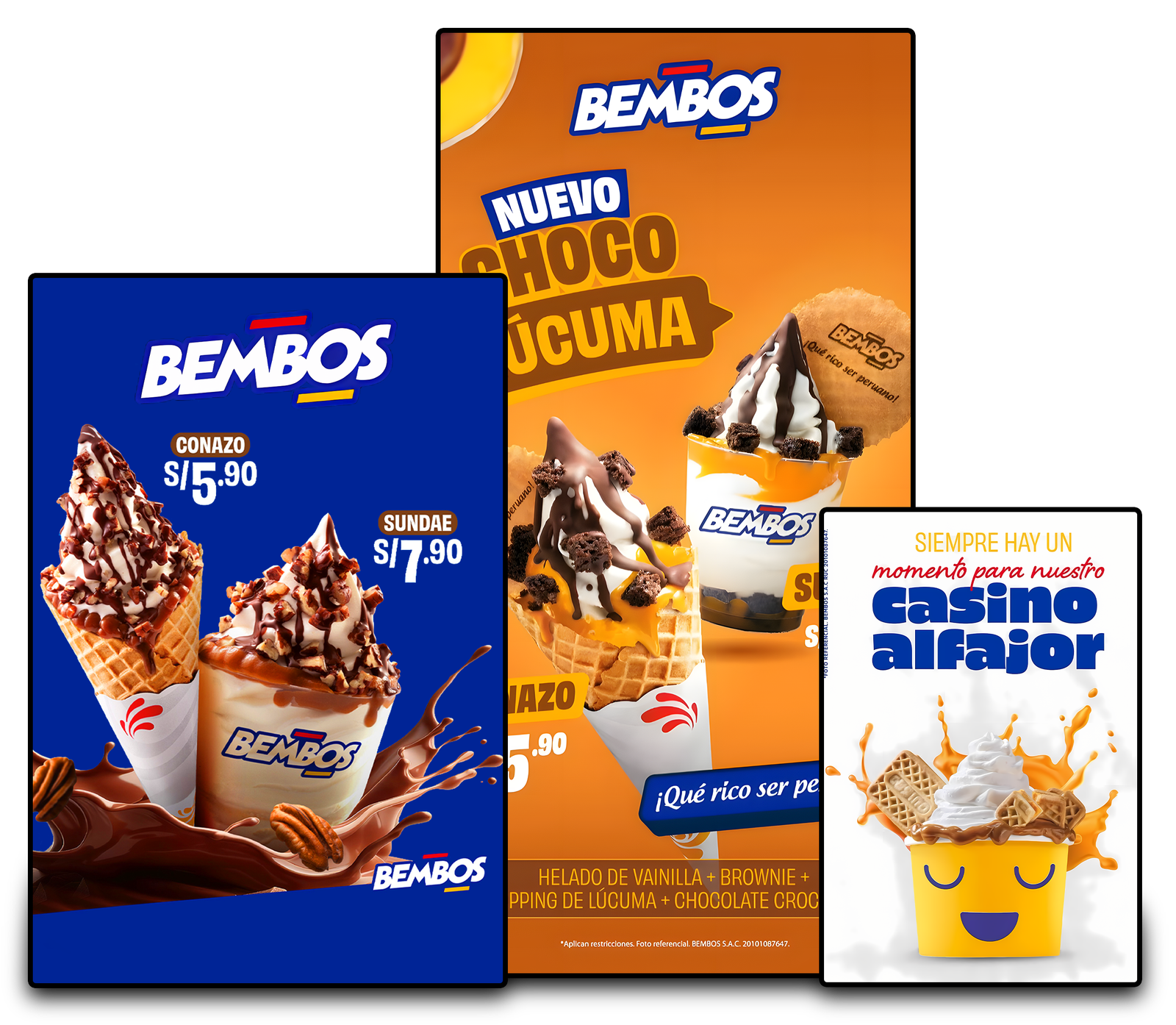 Panel led para Heladeria